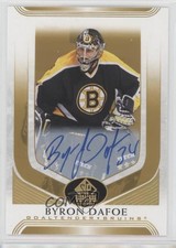 2020 SP Signature Edition Legends Gold Spectrum Foil Byron Dafoe #201 Auto 1n8f