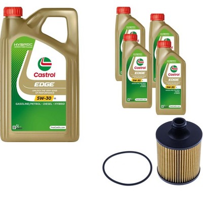 DENCKERMANN Ölfilter Castrol EDGE Titanium 5W-30 LL 9L für Audi Q7 SQ7 TDI