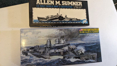 Pit-Road Skywave 1/700 DD-731 Maddox US Navy Destroyer Allen M Sumner Model Kit