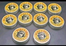 Burt's Bees Hand Salve .30 0z 8.5g Travel Size Tin Lot of 10 New