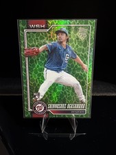 2026 Topps Shinnosuke Ogasawara #32 Washington Nationals RC Green Easter FOIL SP