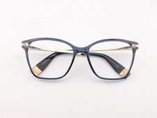 Furla Eyeglasses, Frames Only, VFU760K 0Z35, 54-16-135, Plastic, Blue/Gold
