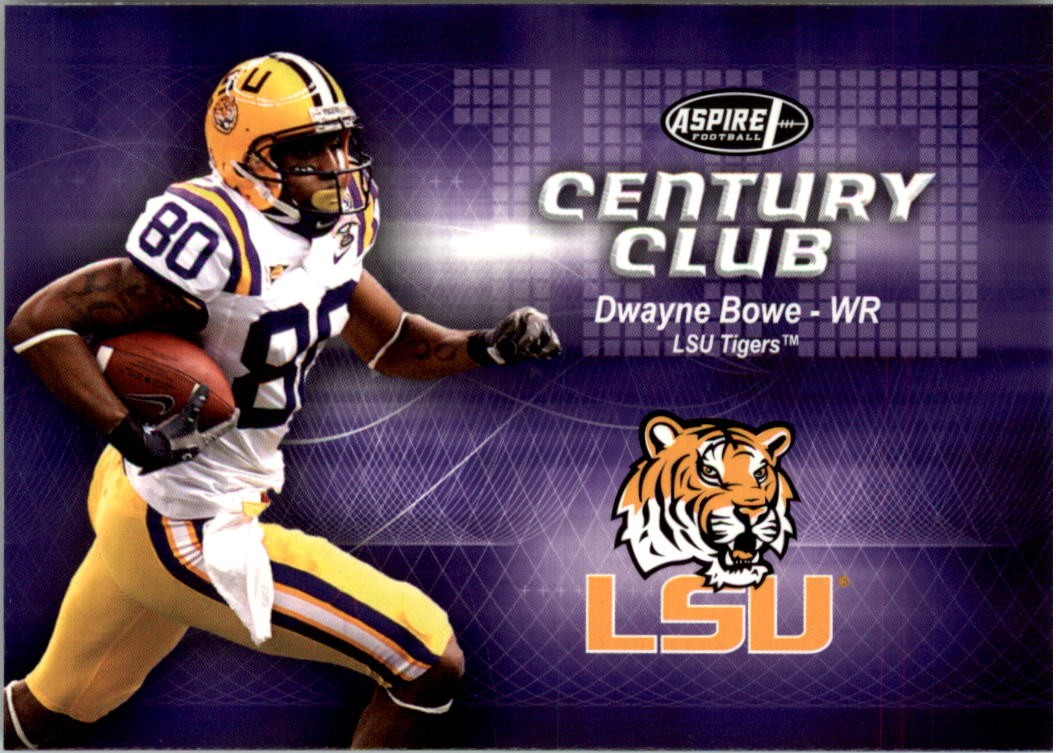 2007 Aspire Century Club #C20 Dwayne Bowe - FB