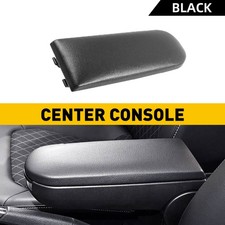 Center Armrest Cover Console Lid Front Black for 99-05 VW Jetta Beetle Golf New