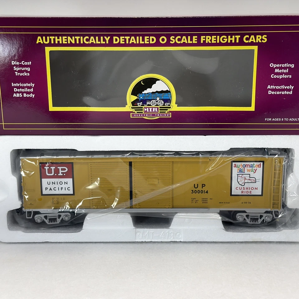 MTH Premier 20-90022B Union Pacific 50’ Double Door Boxcar O Gauge New #300014 - Image 2 of 4