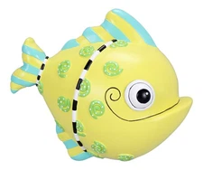 Yellow Blue Green Funny Fish Wall Hanging Resin Plaque Decor