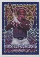 2021 Panini Chronicles Overdrive Blue Velocity Prizm Luis Robert #15 uk2