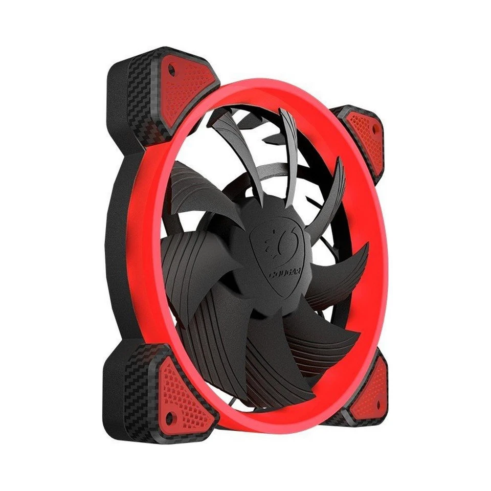 Cougar Vortex LED 120 rot 1200rpm Gehäuselüfter LED ROT 120mm #333710
