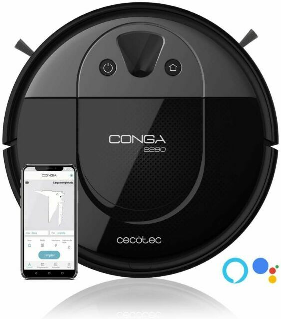 Cecotec Conga 2290 Panoramic Robot Aspirador - Negro | Compra online en eBay