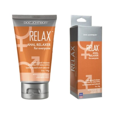 Relax Anal Relaxer Premium Personal Lubricant (Toy+Partner Friendly) 2oz