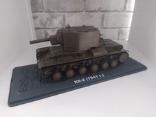 TANK MILITAIRE 1:43 : Char lourd Soviétique Russe (KV-2 / 1941) URSS "Military"