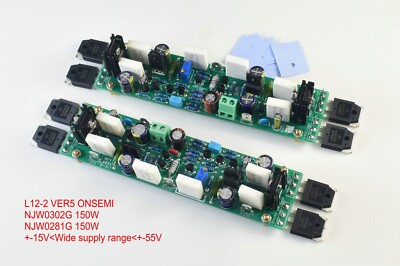 1 Paar LJM DIY L12-2 ONSEMI  Zweikanal Verstärker Platine Ultra Low Distortion