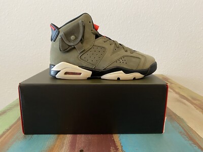 Jordan 6 Travis Scott Medium Olive EU 39 US 6.5Y