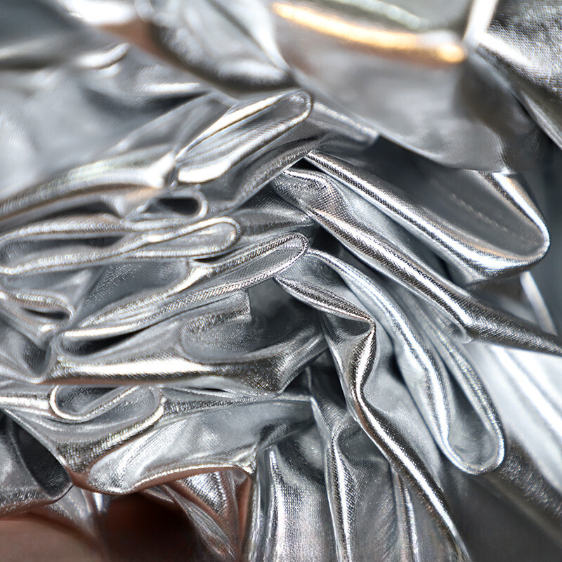 Patent Leather Fabric Sequins Embroidery fabric DIY Costume Dancewear Material