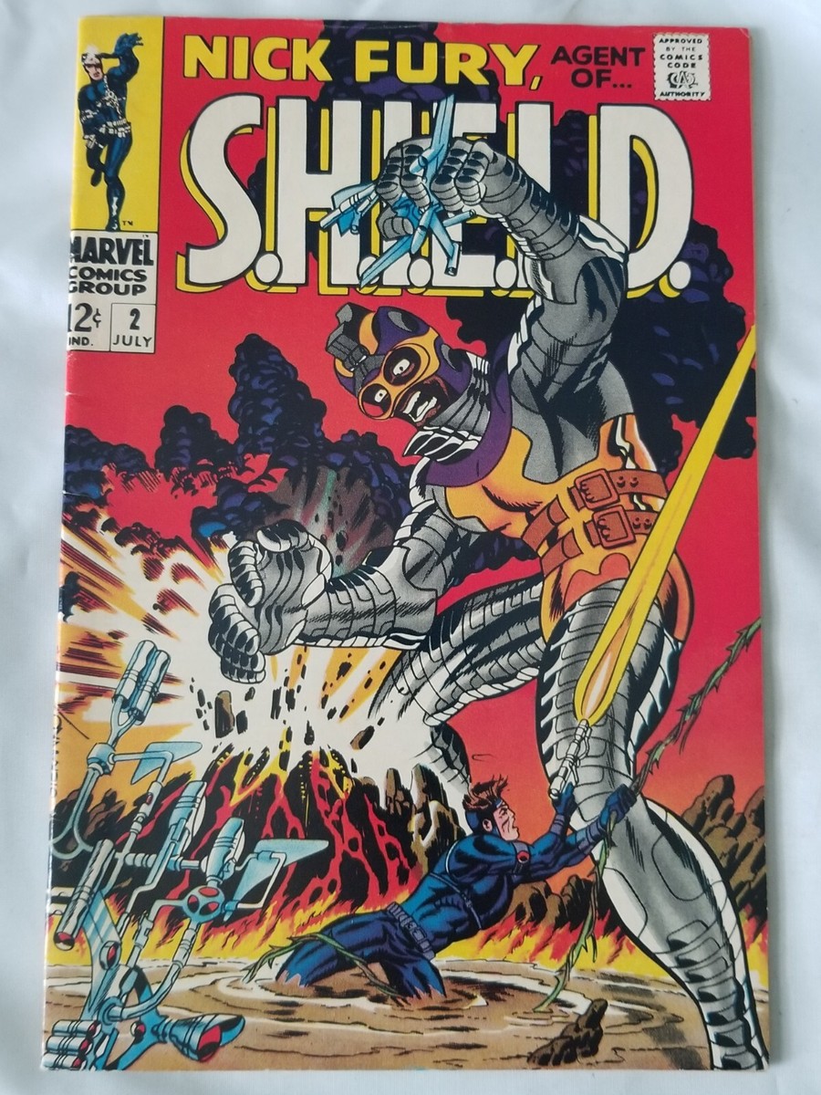 NICK FURY S.H.I.E.L.D. #2 F MARVEL SILVER 1968 - ICONIC