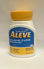 Aleve Pain Reliever / Fever Reducer 220mg, 270 Caplets Exp: 04/2026