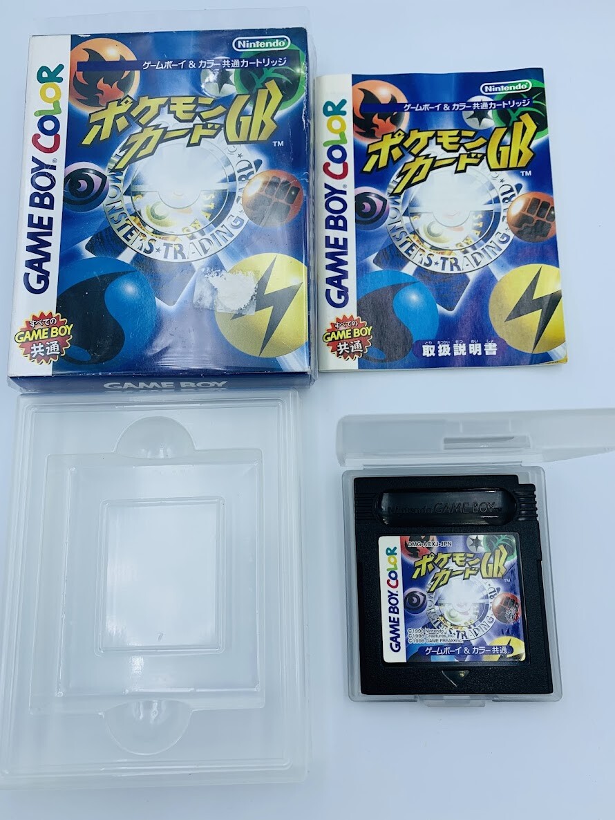 Pokémon Trading Card Game Game Boy Color Japan Pokemon Near-Complete  +box+manual