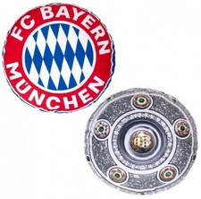 FC Bayern München Rundkissen - Rekordmeister - FCB Dekokissen Logo Kissen
