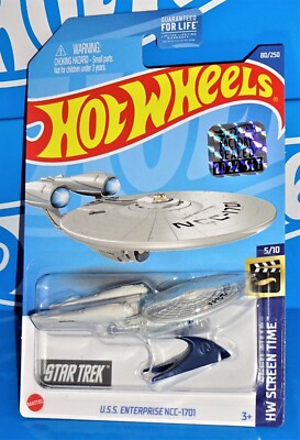 Hot Wheels Factory Set 2022 HW Screen Time U.S.S. Enterprise NCC-1701 Star Trek