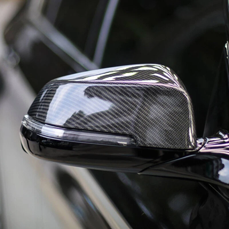 Cubiertas de espejos laterales de fibra de carbono para BMW Serie 6 640i 650i Gran Coupé 2015-2019 Foto 3 de 4