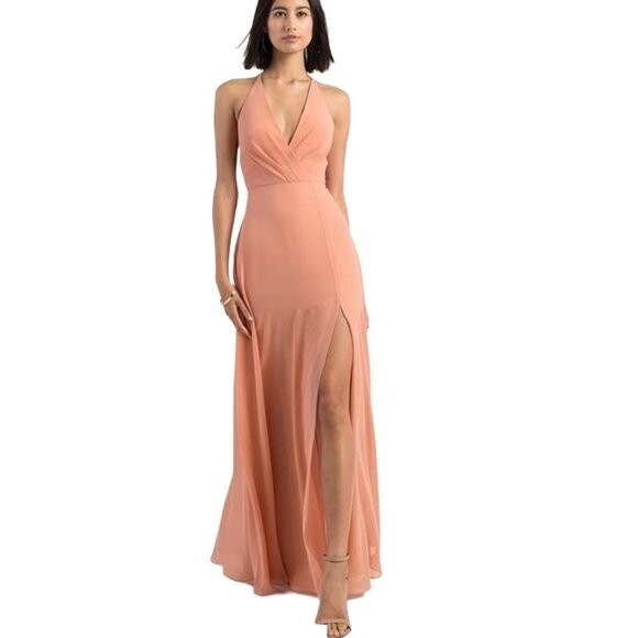 sedona sunset bridesmaid dress NEW Jenny Yoo Collection Luxe Chiffon Bryce MSRP $280 from strapless to halter