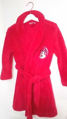ROBE DE CHAMBRE EN POLAIRE CHAUDE DOUCE FILLE DISNEY MINNIE