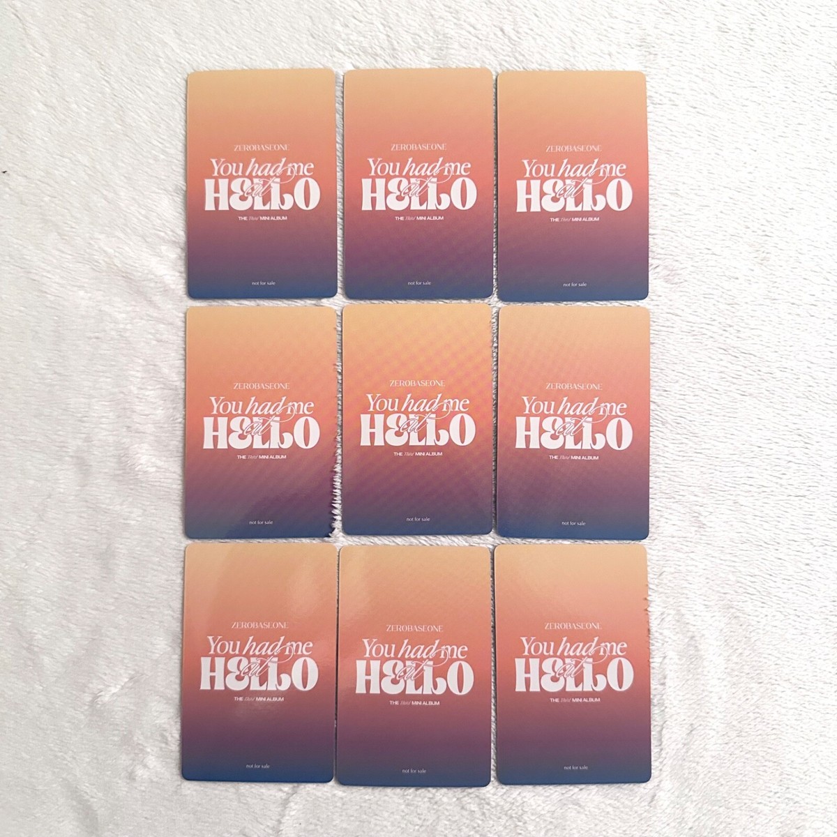 ZEROBASEONE] You had me at HELLO / Tower Records Lucky Draw