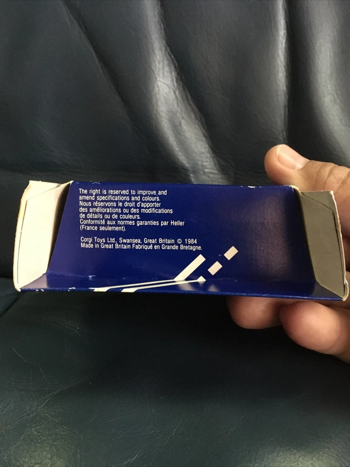 Corgi J.46 Pontiac Firebird Blue New in Box 1984 Release Die Cast Car - Image 4 of 4