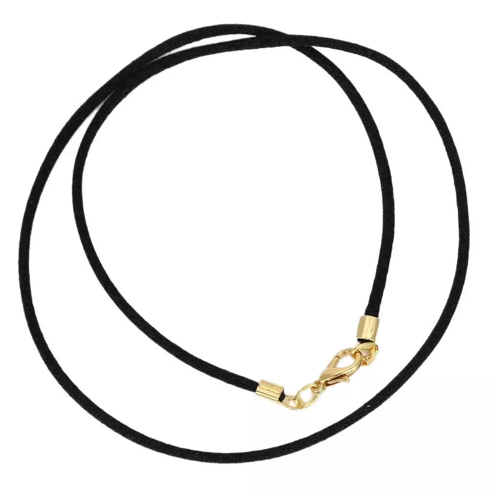 Silk necklace cord with clasp deals