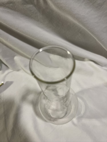 PYREX 10 IN TALL 2.5" FITTER CLEAR GLASS HURRICANE LAMP CHIMNEY TOP - Picture 2 of 6
