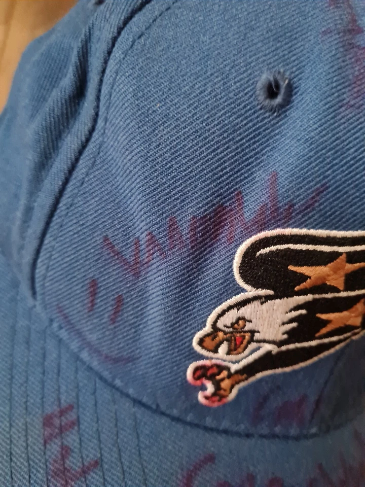 Chapéu Snapback Vintage Washington Capitals Screamin’ Eagle Autografado Assinado (L6 - Imagem 3 de 4
