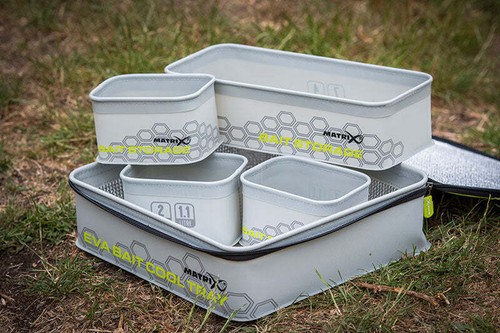 Matrix EVA Bait Cool Tray Light Grey NEW Match Fishing GLU124 - Picture 2 of 4
