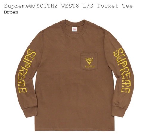 Supreme South2 West8 long sleeve pocket 