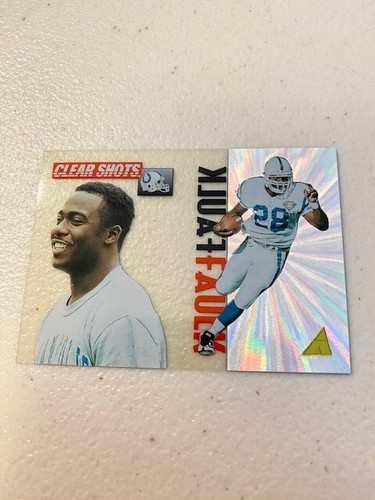 1995 Pinnacle #7 Marshall Faulk Clear Shots