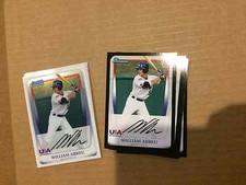 2011 Bowman Draft BDPP91 William Abreu 15 count lot, 4 chrome, 11 base U.S.A.
