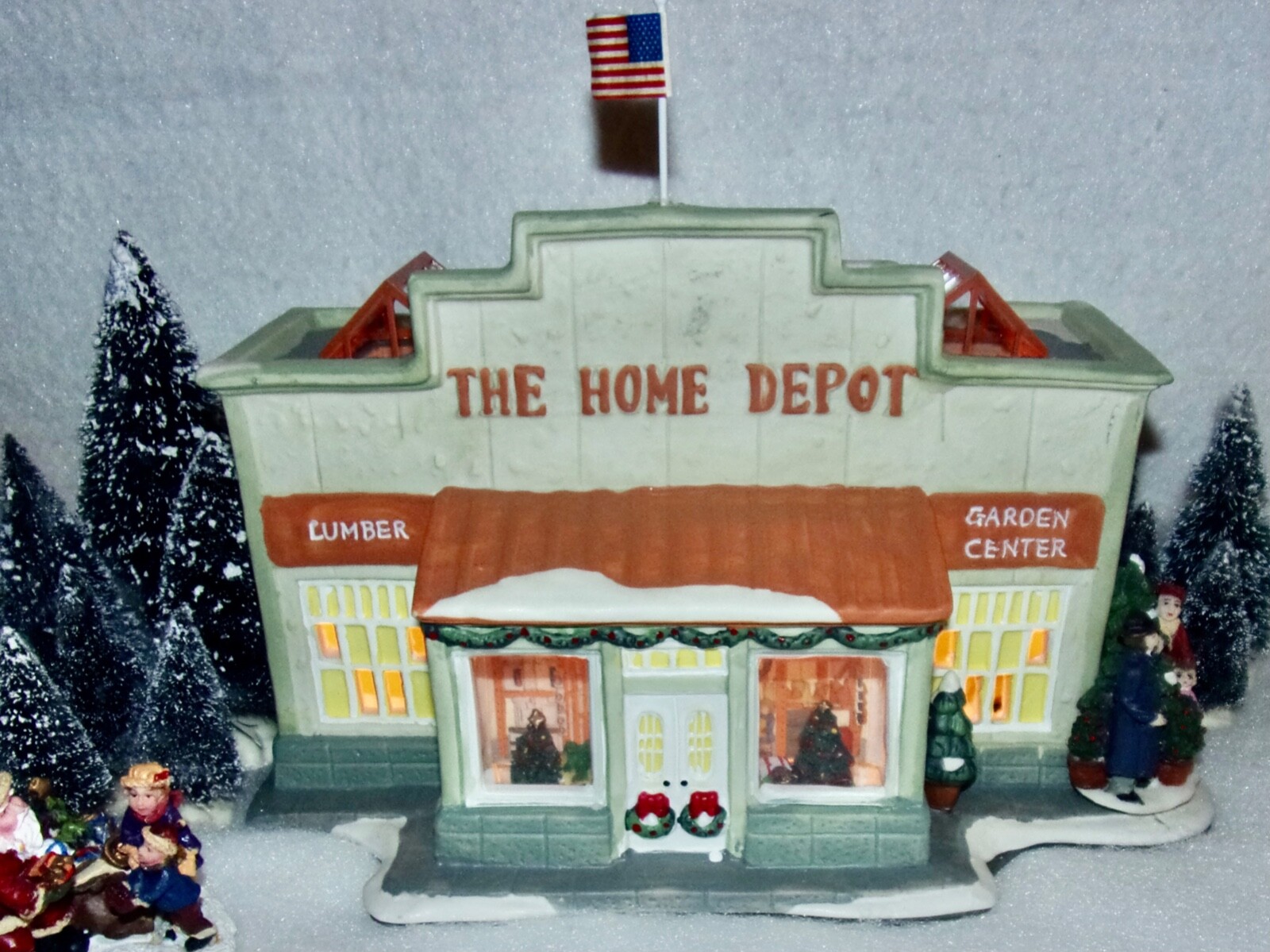 Home Depot Home Accents Canterbury Lane Village Lighted w Accessories