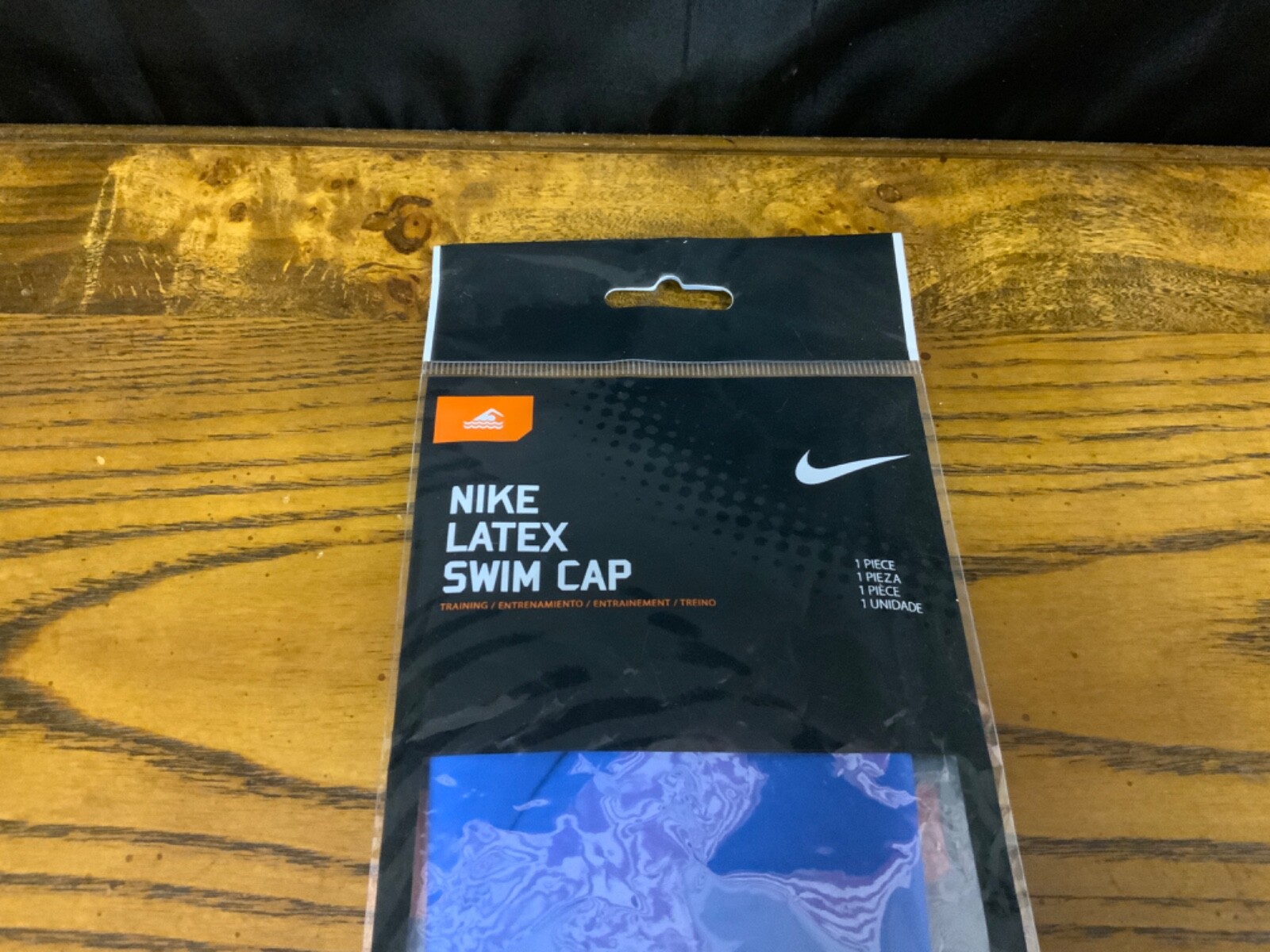 Nike Latex Swim Cap Training Solid Blue One Size New In Package