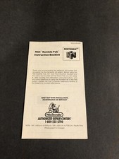 n64 rumble pak manual insert