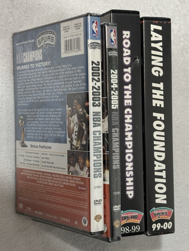 San Antonio Spurs NBA Championship DVDs and VHS LOT || Basketball - Picture 4 of 6