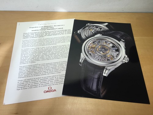 Press Release Omega - Omega Tourbillon 