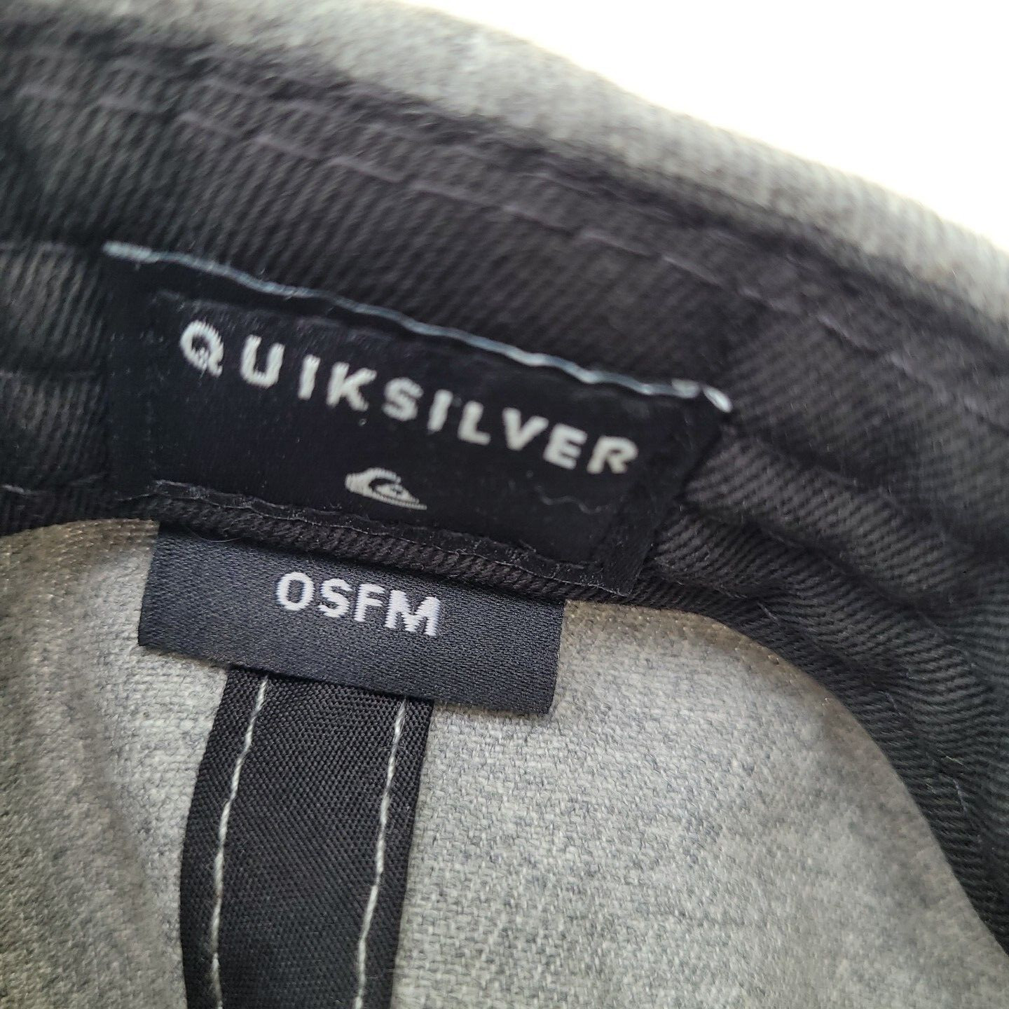Quicksilver Adjustable Strap Gray Surf Theme Cap … - image 7