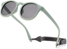 Flexible Polarized Baby Sunglass with Strap Adjustable, Infant Outdoor Sunshade