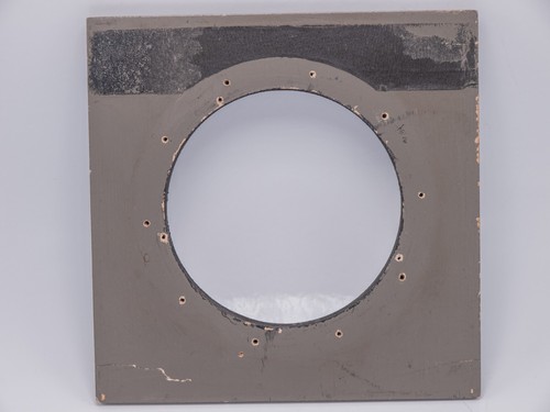 Burke & James Kodak Etc. 6x6" Large Format Camera Wood Lens Board 92mm Hole
