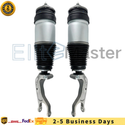 Pair Front Air Suspension Shock Struts For Tesla Model X 75D 90D P100D 2016-2019