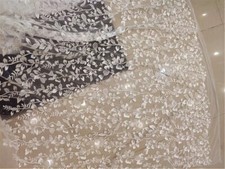 Corded Evening Dress Lace Fabric Blossom Embroidery Bridal Gown Veil Tulle 1