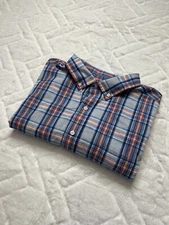Oak Hill Shirts Mens (2XL) Stripe Solid Button Short Sleeves  - Lot of 2