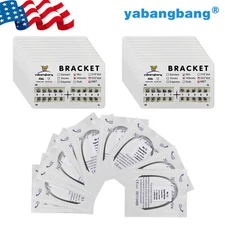 Dental Orthodontic Bracket Braces Roth/MBT 345 Hooks /Super Arch Wire Niti Round