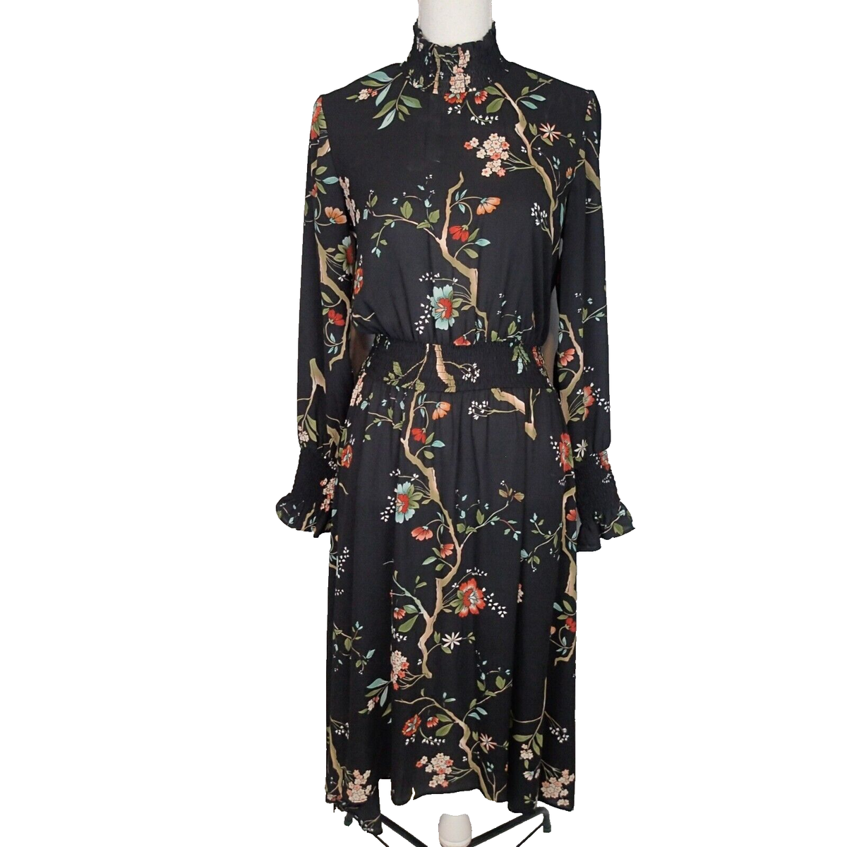 ワンピース Nanette Lepore silk dress Nanette Lepore Go Getter Ruffled Ikat Silk Dress sz 4