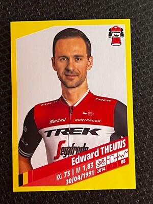 STICKER VIGNETTE PANINI EDWARD THEUNS TREK SEGAFREDO # 299 TOUR DE FRANCE 2019