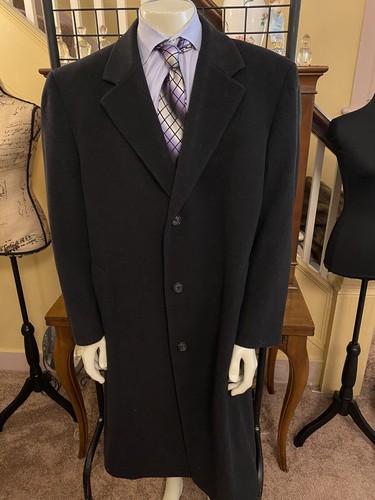 Weatherproof Black Wool Cashmere Blend 